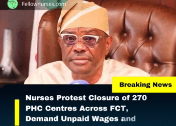 Nurses Protest Closure of 270 PHC Centres Across FCT, Demand Unpaid Wages and Better Conditions