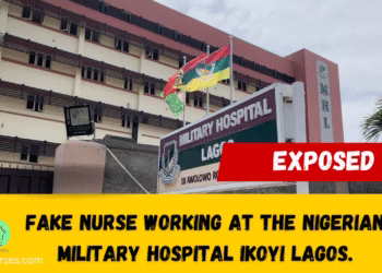 Exposed: Fake Nurse Working at the Nigerian Military Hospital Ikoyi Lagos.
