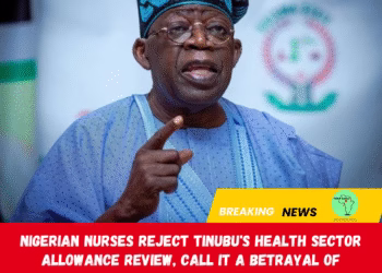 Nigerian Nurses Reject Tinubu’s Health sector Allowance Review, Call It a Betrayal of Renewed Hope Agenda!