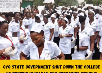 Oyo State Government shut down the College of Nursing in Ibadan for operating without accreditation.