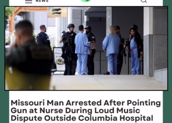 Missouri Man Arrested After Pointing Gun at Nurse During Loud Music Dispute Outside Columbia Hospital