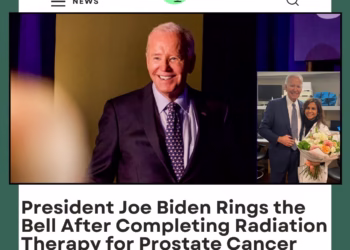 President Joe Biden Rings the Bell After Completing Radiation Therapy for Prostate Cancer