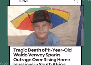 Tragic Death of 11-Year-Old Waldo Verwey Sparks Outrage Over Rising Home Invasions in South Africa