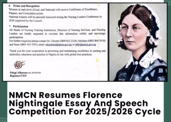 NMCN Resumes Florence Nightingale Essay & Speech Competition for 2025/2026 Cycle