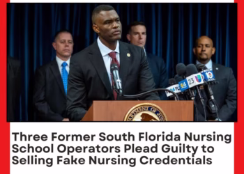Three Former South Florida Nursing School Operators Plead Guilty to Selling Fake Nursing Credentials