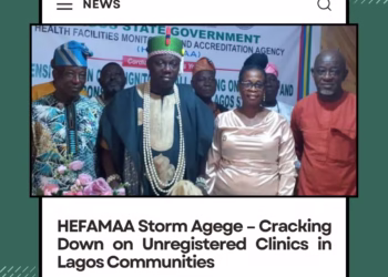 HEFAMAA Storm Agege – Cracking Down on Unregistered Clinics in Lagos Communities