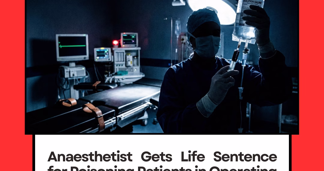 Anaesthetist Gets Life Sentence for Poisoning Patients in Operating Room
