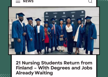 21 Nursing Students Return from Finland – With Degrees and Jobs Already Waiting