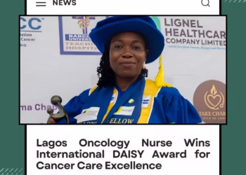 Lagos Oncology Nurse Wins International DAISY Award for Cancer Care Excellence