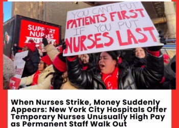 When Nurses Strike, Money Suddenly Appears: New York City Hospitals Offer Temporary Nurses Unusually High Pay as Permanent Staff Walk Out