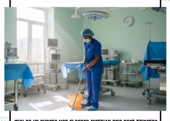 Why Do UK Nurses Mop Floors? Nigerian RN’s Post Triggers Massive Conversation on Professional Boundaries