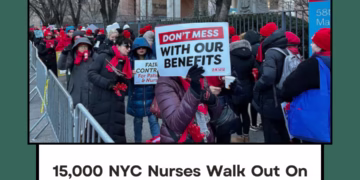 15,000 NYC Nurses Walk Out On Strike – City Hospitals Face Unprecedented Disruption