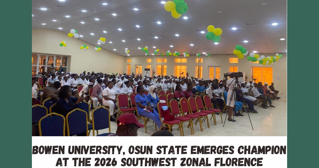 Bowen University, Osun State Emerges Champion at the 2026 Southwest Zonal Florence Nightingale Essay Competition