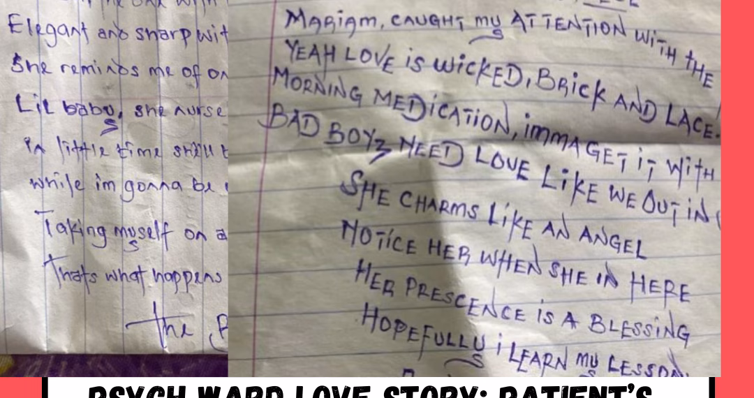 Psych Ward Love Story: Patient’s Romantic Note to Nurse Breaks the Internet