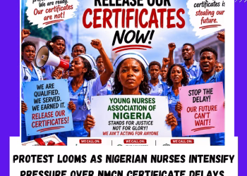 Protest Looms as Nigerian Nurses Intensify Pressure Over NMCN Certificate Delays