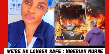 We’re no longer safe : Nigerian nurse cries out as Anti-Immigrant Riots Grip Belfast After Brutal Stabbing.