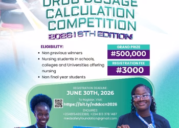 NDDCCN 2026: Student nurses offered chance to win ₦500,000 in national drug calculation contest