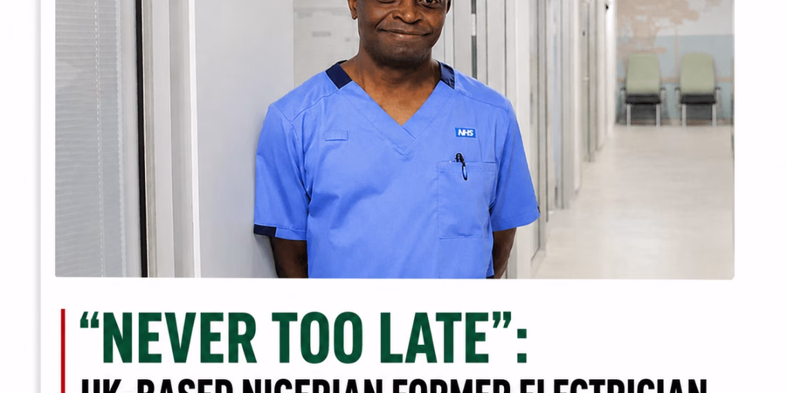 Never Too Late: UK-Based Nigerian Former Electrician Becomes Nurse at 64