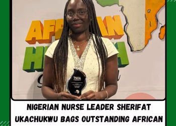 Nigerian Nurse Leader Sherifat Ukachukwu Bags Outstanding African Healthcare Leader Award in Ireland