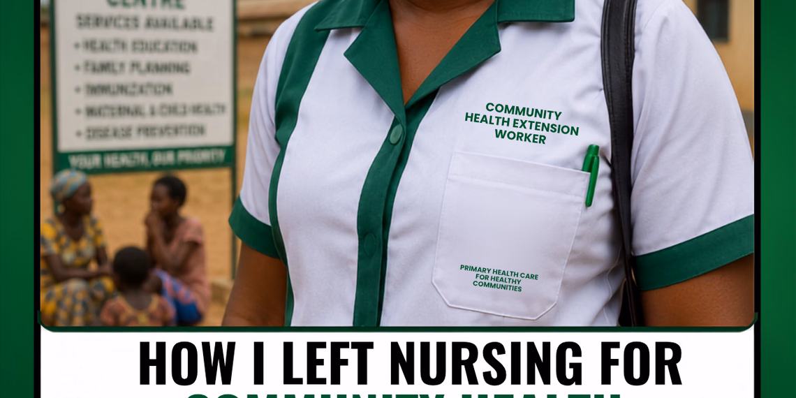 How I Left Nursing for Community Health: CHEW’s Experience That Got People Talking