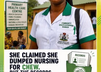 She Claimed She Dumped Nursing for CHEW. But the Records Paint a Different Story