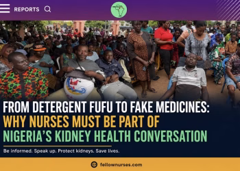 From ‘Detergent Fufu’ to Fake Medicines: Why Nurses Must Be Part of Nigeria’s Kidney Health Conversation