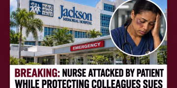 Nurse Attacked by Patient While Protecting Colleague Sues Jackson Memorial Hospital for $5 Million