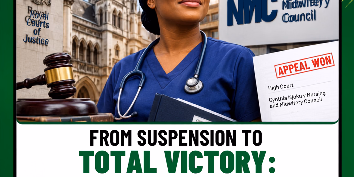 From Suspension to Total Victory: This Nigerian Nurse Took the UK NMC to Court and Won