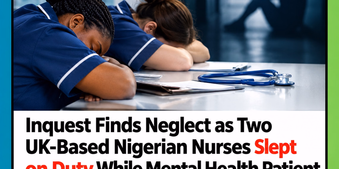 Inquest Finds Neglect as Two UK-Based Nigerian Nurses Slept on Duty While Mental Health Patient Was Strangled to Death