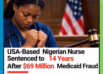 USA-Based Nigerian Nurse Sentenced to 14 Years After $69 Million Medicaid Fraud