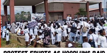 Protest Erupts As  Hoodlums Raid Taraba Nursing Hostel, Rape Student and Cart Off Valuables.