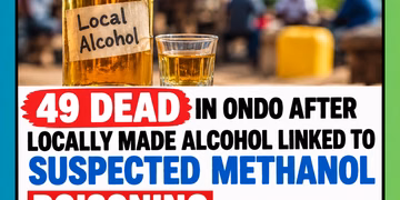 49 Dead in Ondo After Locally Made Alcohol Linked to Suspected Methanol Poisoning
