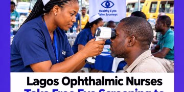 Lagos Ophthalmic Nurses Take Free Eye Screening to Commercial Drivers in Mushin