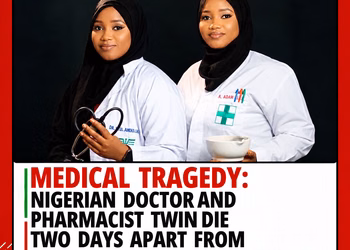 Medical tragedy: Nigerian doctor and pharmacist twins die two days apart from sickle cell complications