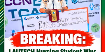 LAUTECH Nursing Student Wins ₦500,000 at NDDCCN Medication Safety Grand Finale