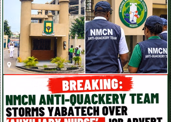 BREAKING: NMCN Anti-Quackery Team Storms YABATECH Over ‘Auxiliary Nurse’ Job Advert