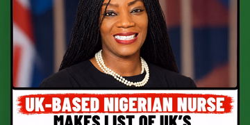 UK-Based Nigerian Nurse Makes List of UK’s Most Influential BAME Health Leaders
