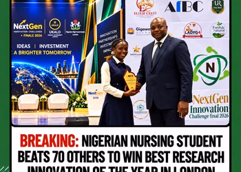 Nigerian Nursing Student Beats 70 Others to Win Best Research Innovation of the Year in London