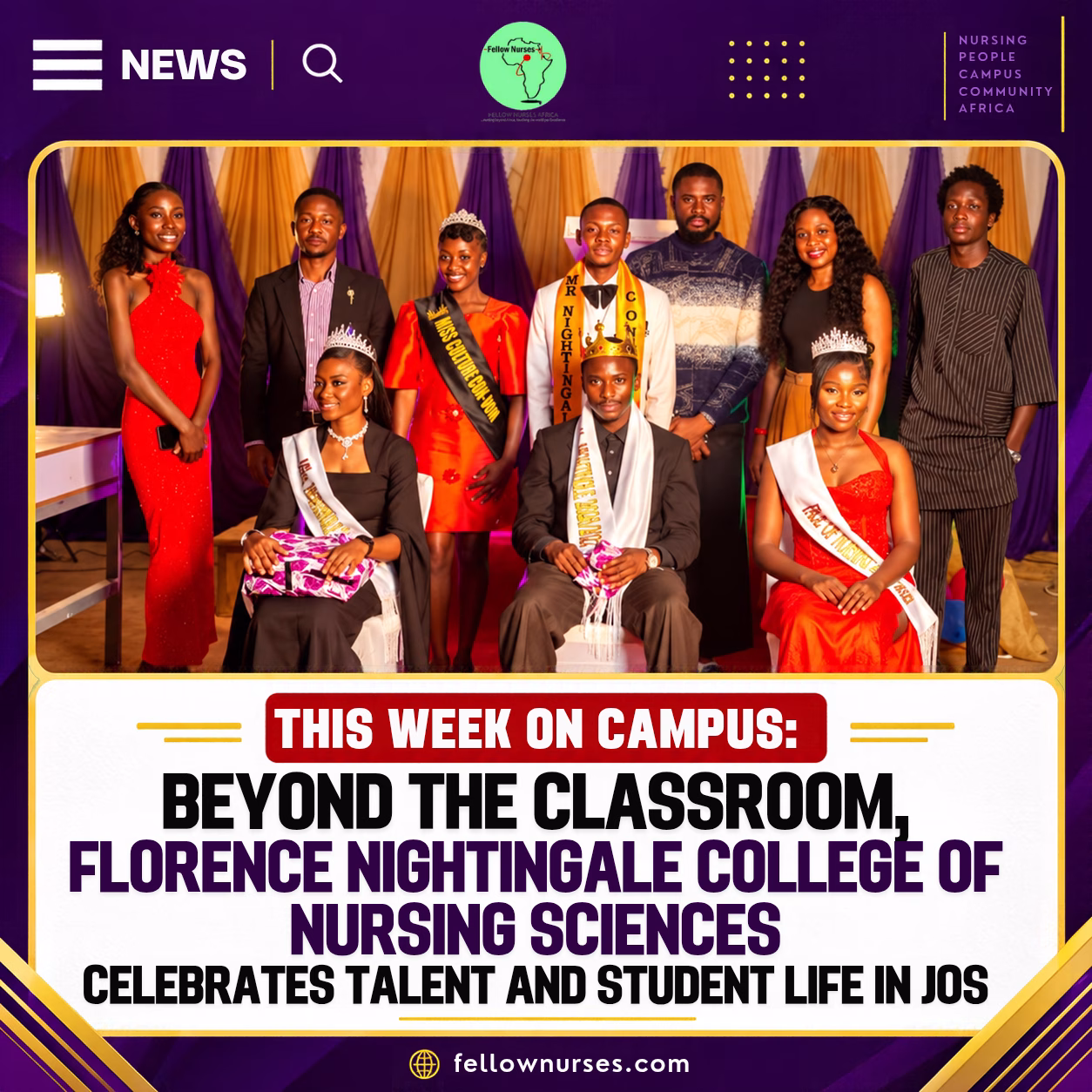 This Week on Campus: Beyond the Classroom, Florence Nightingale College of Nursing Sciences Celebrates Talent and Student Life in Jos