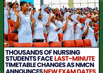 Thousands of Nursing Students Face Last-Minute Timetable Changes as NMCN Announces New Exam Dates