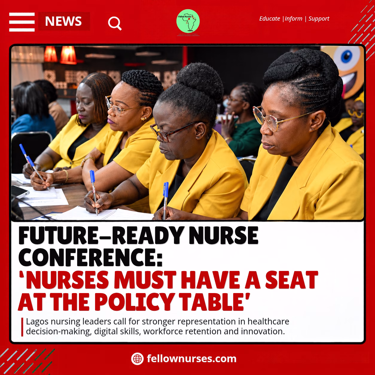Future of Nursing: Lagos Conference Calls for More Nurses in Healthcare Decision-Making