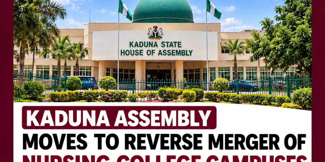 Kaduna Assembly Moves to Reverse Merger of Nursing College Campuses Over Management and Funding Concerns